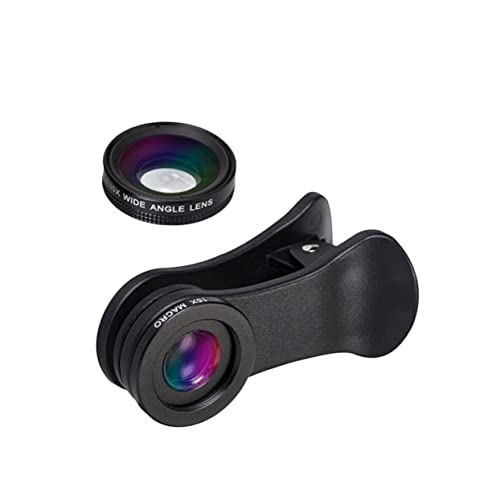 PEPLAYTAL 2Stücke Smartphone Kameraobjektiv Weitwinkel Makro Clip für Handys Schwarz Professionelle für Beeindruckende Fotos Details PEPLAYTAL 2Stücke Smartphone Kameraobjektiv Weitwinkel Makro Clip für Handys Schwarz Professionelle für Beeindruckende Fotos Details von PEPLAYTAL