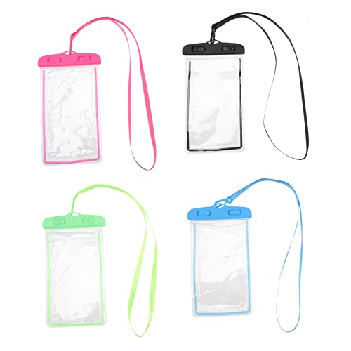 PEPLAYTAL 4Stücke Wasserdichter Telefonschutzbeutel für Strand Wasser Schutz Hülle für Smartphones Transparent für Schwimmen Bootfahren PEPLAYTAL 4Stücke Wasserdichter Telefonschutzbeutel für Strand Wasser Schutz Hülle für Smartphones Transparent für Schwimmen Bootfahren von PEPLAYTAL