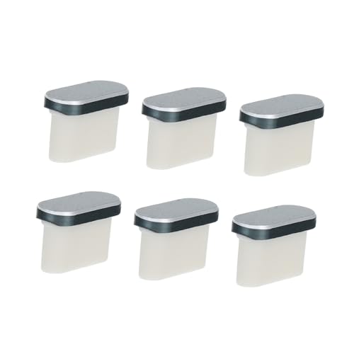 PEPLAYTAL 6 Stück Typc Staubstecker staubschutz staubstoper Type-C Staubstopfen Ladeanschluss Abdeckkappe USB Stecker für Staubschutzstopfen Aluminiumlegierung Grey PEPLAYTAL 6 Stück Typc Staubstecker staubschutz staubstoper Type-C Staubstopfen Ladeanschluss Abdeckkappe USB Stecker für Staubschutzstopfen Aluminiumlegierung Grey von PEPLAYTAL