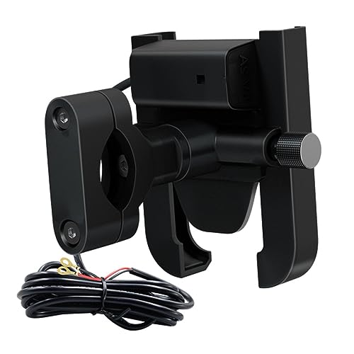 PEPLAYTAL Handyhalterung mit USB Ladeanschluss Lenkerhalter für Smartphones Vibrationsdämpfend Werkzeuglose Passend für Modelle PEPLAYTAL Handyhalterung mit USB Ladeanschluss Lenkerhalter für Smartphones Vibrationsdämpfend Werkzeuglose Passend für Modelle von PEPLAYTAL