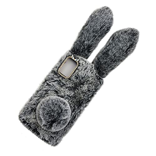PEPLAYTAL Handyhülle Plüsch Telefon schutzhülle Handy schutzhülle Dark Grey von PEPLAYTAL
