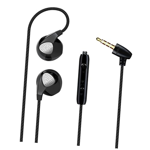 PEPLAYTAL Ohrstöpsel Gehörschutzstöpsel In-Ear-kopfhörer-Headset 3,5-mm-klinken-kopfhörer Headset Mit Mikrofon Black PEPLAYTAL Ohrstöpsel Gehörschutzstöpsel In-Ear-kopfhörer-Headset 3,5-mm-klinken-kopfhörer Headset Mit Mikrofon Black von PEPLAYTAL
