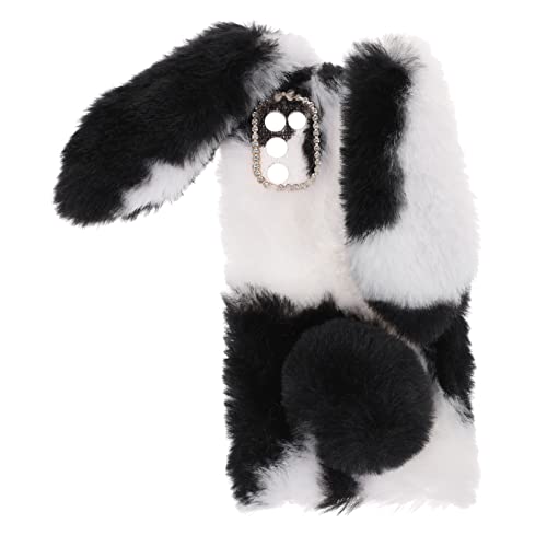 PEPLAYTAL Plüsch Handykoffer gehäuse Mobiltelefonhülle Telefonschutz Handyhülle Telefonkoffer Handyhüllen Telefonzubehör kompatible Handyhülle Black von PEPLAYTAL