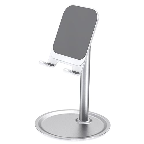 PEPLAYTAL Telefonanhänger Desktop Tisch Tablette Verlängerung Stand Schwenken Einstellbar Halter Weiß von PEPLAYTAL