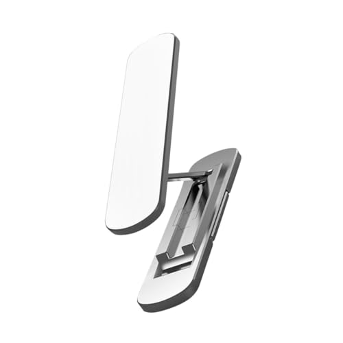 PEPLAYTAL Unsichtbarer Telefonhalter Verstellbarer Telefonständer Zusammenklappbarer Handyhalter Stand Zusammenklappbarer Handyständer Mobile Für Griff Silver Aluminiumlegierung von PEPLAYTAL