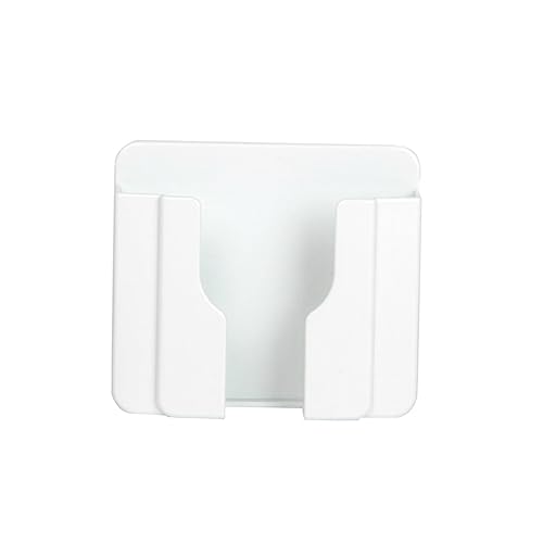 PEPLAYTAL Wandhalterung für Mobiltelefone Selbstklebende Ladestation PC Platzsparend für Schlafzimmer Wohnzimmer Büro Mehr Weiß von PEPLAYTAL