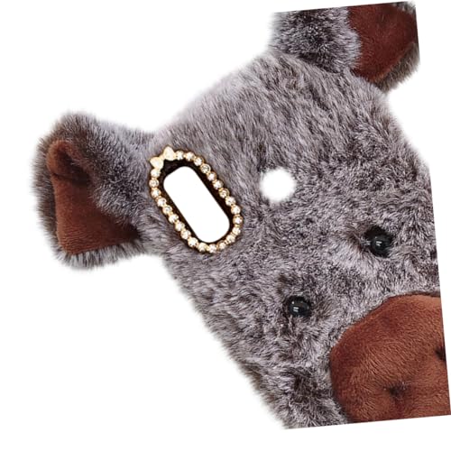 PEPLAYTAL a10e Telefongehäuse Decken bezug Handytasche kartenetui Handy Phone case with Anti-Fall plüschmond Present a20e Handyhülle Anti-Fall-Telefonabdeckung Fall für a20e Telefonkoffer Brown von PEPLAYTAL