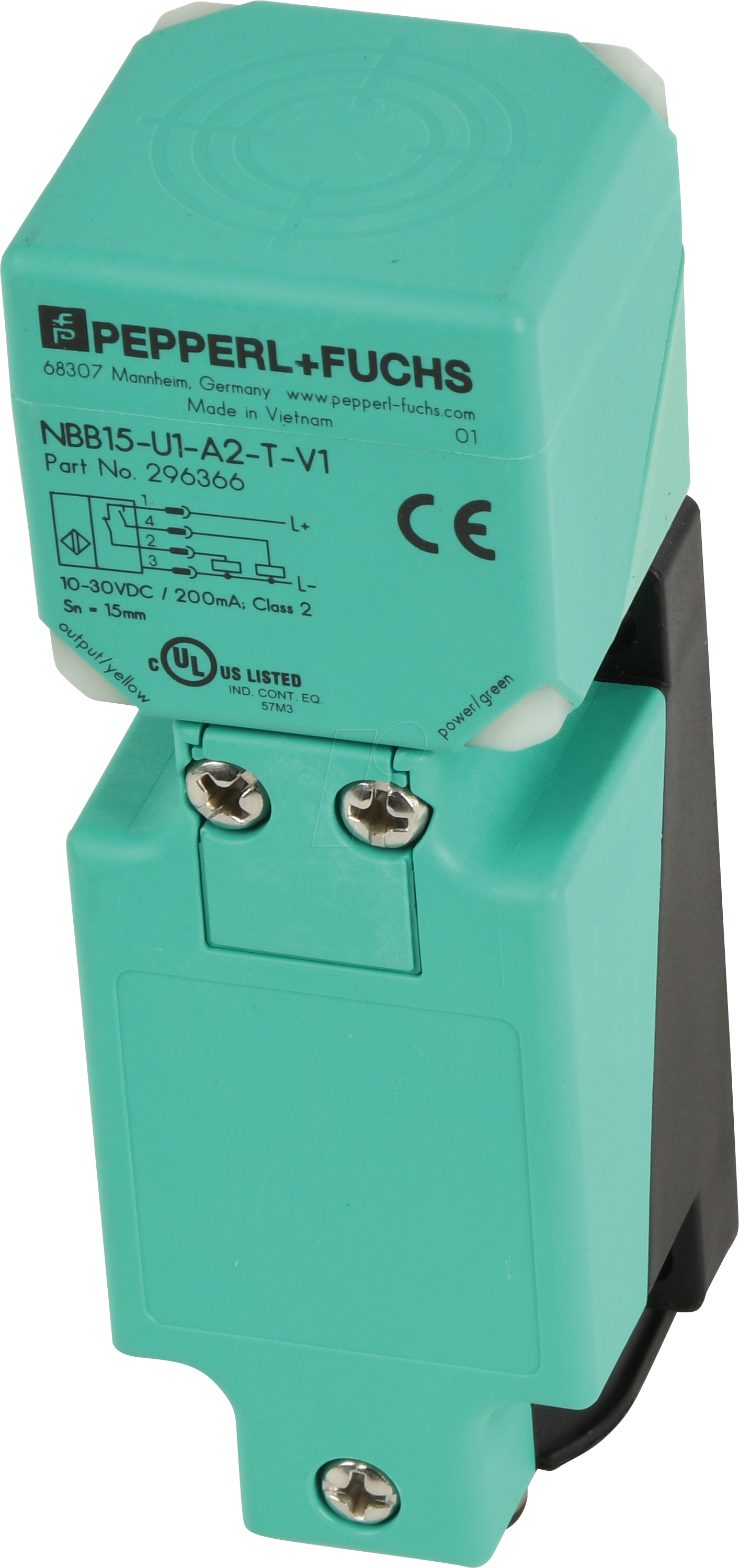 NBB15-U1-A2-V1 - induktiver Näherungssensor, 15 mm, von PEPPERL+FUCHS