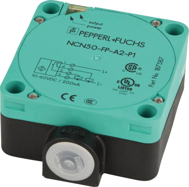 NCN50-FP-A2-P1 - induktiver Näherungssensor, 50 mm, PNP Antivalent von PEPPERL+FUCHS