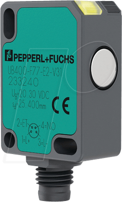 P+F UB250-001 - Ultraschall-Sensor, PNP Schließer, Steckverbinder M8, IP67 von PEPPERL+FUCHS