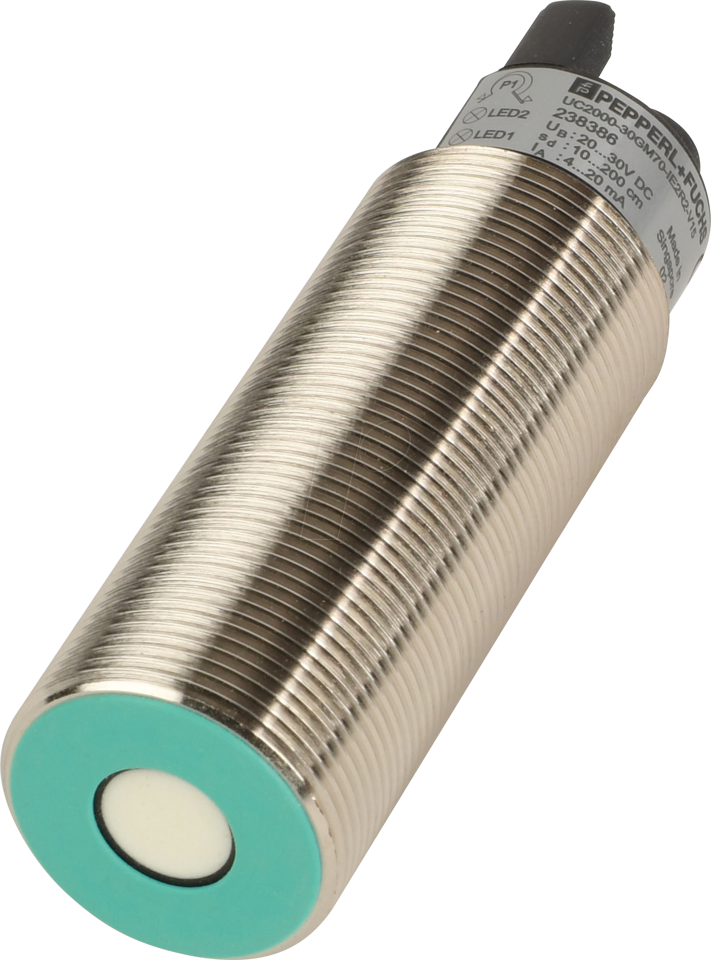 UC2000IE2R2-V15 - Ultraschallsensor, 100…2000 mm, PNP Schließer, M12 UC2000IE2R2-V15 - Ultraschallsensor, 100…2000 mm, PNP Schließer, M12 von PEPPERL+FUCHS