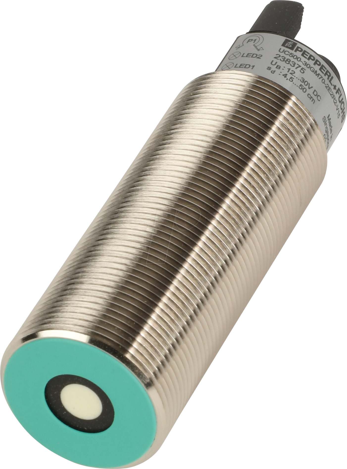 UC50030GM70-V15 - Ultraschallsensor, 45…500 mm, PNP Schließer/Öffner, M12 UC50030GM70-V15 - Ultraschallsensor, 45…500 mm, PNP Schließer/Öffner, M12 von PEPPERL+FUCHS