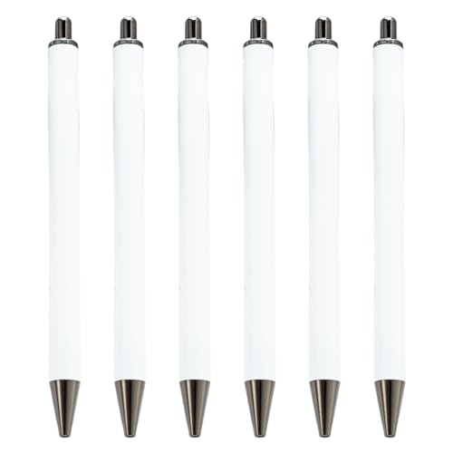 Druckkugelschreiber, Signierstift, Kugelschreiber, Business-Stift, Gäste-Anmeldestift, für Büro, 1,0 mm Spitze, 6 Stück Druckkugelschreiber, Signierstift, Kugelschreiber, Business-Stift, Gäste-Anmeldestift, für Büro, 1,0 mm Spitze, 6 Stück von PEPWE