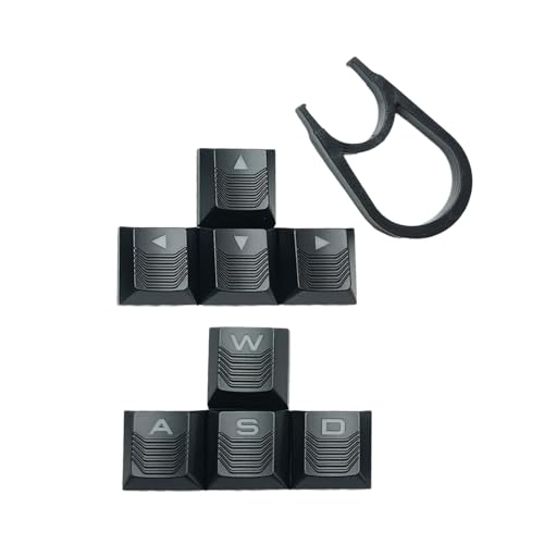 Durchsichtige Tastenkappen für WASD und Pfeiltasten, einfache Installation für mechanische Tastaturen, Gaming-Tastenkappen-Set, 8 Stück von PEPWE