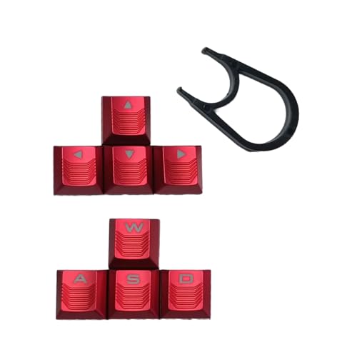 Durchsichtige Tastenkappen für WASD und Pfeiltasten, einfache Installation für mechanische Tastaturen, Gaming-Tastenkappen-Set, 8 Stück von PEPWE
