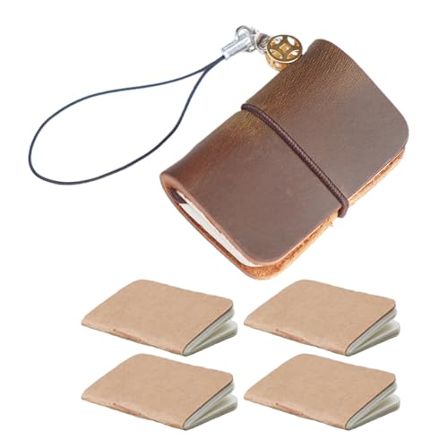 Funktionales Leder-Tagebuch, stabiles Ledertaschen-Notizbuch mit Schlüsselanhänger für den täglichen Gebrauch Funktionales Leder-Tagebuch, stabiles Ledertaschen-Notizbuch mit Schlüsselanhänger für den täglichen Gebrauch von PEPWE
