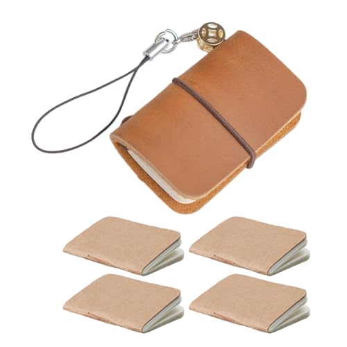 Funktionales Leder-Tagebuch, stabiles Ledertaschen-Notizbuch mit Schlüsselanhänger für den täglichen Gebrauch Funktionales Leder-Tagebuch, stabiles Ledertaschen-Notizbuch mit Schlüsselanhänger für den täglichen Gebrauch von PEPWE