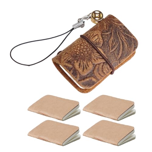 Funktionales Leder-Tagebuch, stabiles Ledertaschen-Notizbuch mit Schlüsselanhänger für den täglichen Gebrauch Funktionales Leder-Tagebuch, stabiles Ledertaschen-Notizbuch mit Schlüsselanhänger für den täglichen Gebrauch von PEPWE