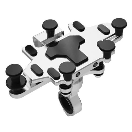 Handyhalterung aus Aluminiumlegierung, für Motorräder, Lenker, Handyhalterung, Clip für E-Bike, Mountainbike, Motorrad Handyhalterung aus Aluminiumlegierung, für Motorräder, Lenker, Handyhalterung, Clip für E-Bike, Mountainbike, Motorrad von PEPWE