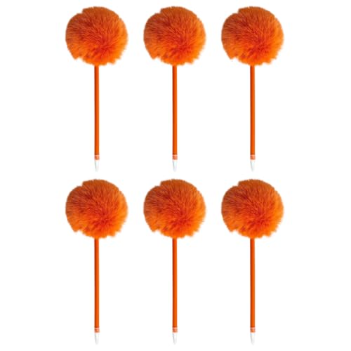 PEPWE 6 Stück pelziger Kugelschreiber, lustiges Schreibwerkzeug, 0,7 mm, nachfüllbar, glatt zu schreiben, für Studenten, Frauen, Mädchen, Schreiben, Tagebücher PEPWE 6 Stück pelziger Kugelschreiber, lustiges Schreibwerkzeug, 0,7 mm, nachfüllbar, glatt zu schreiben, für Studenten, Frauen, Mädchen, Schreiben, Tagebücher von PEPWE