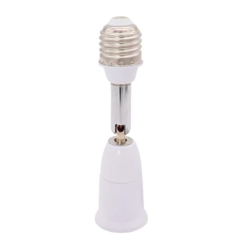 PEPWE E26/E27 auf E26/E27 Fassungsverlängerung, 180 Grad biegbarer Lampenadapter für LED-Glühlampen und Kamera von PEPWE