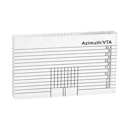 Plattenspieler-Messwerkzeug, Phono-Tonarm-Lineal, Ausrichtung, azimutal, präziser Ausrichtungsblock, unverzichtbares Werkzeug Plattenspieler-Messwerkzeug, Phono-Tonarm-Lineal, Ausrichtung, azimutal, präziser Ausrichtungsblock, unverzichtbares Werkzeug von PEPWE