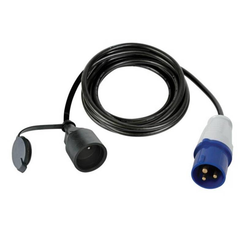 PEREL Kabel kupplung auf cee-stecker 3 m schutzkontakt (deutsches system) Audio- & Video-Kabel von PEREL