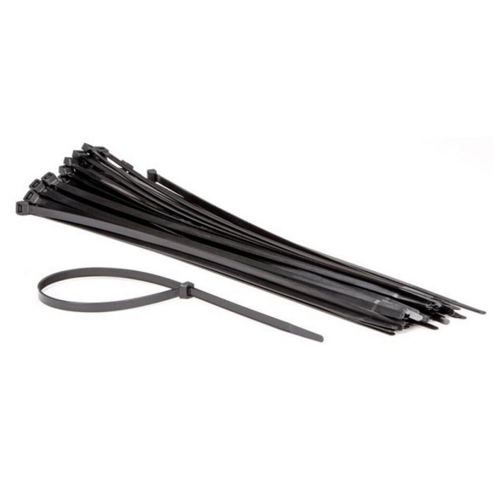 PEREL Kabelbinder NYLON-KABELBINDER-SET - 8.8 mm x 500 mm - SCHWARZ (50-tlg) (1-St) von PEREL
