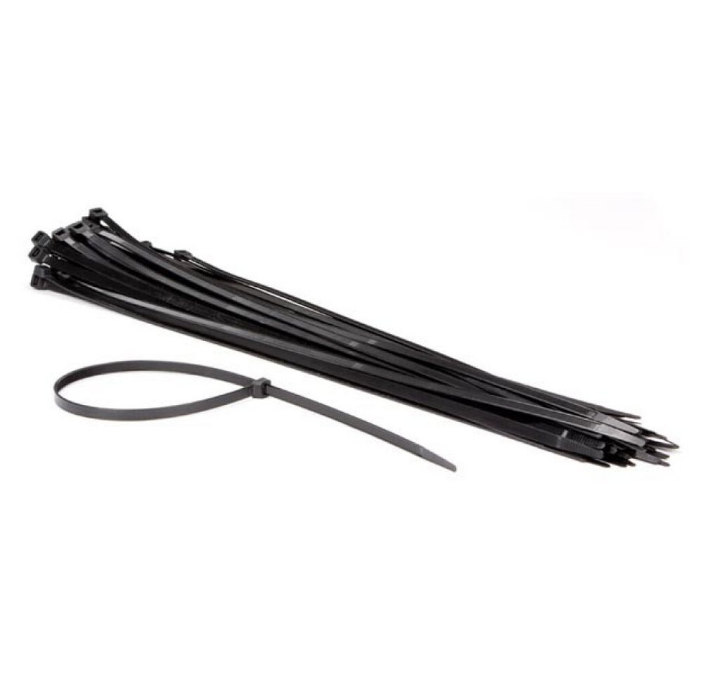 PEREL Kabelbinder NYLON-KABELBINDER-SET - 8.8 mm x 610 mm - SCHWARZ (50-tlg) (1-St) von PEREL
