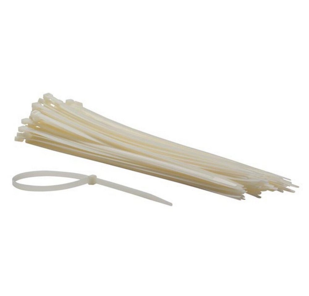 PEREL Kabelbinder NYLON-KABELBINDER-SET - 7.6 mm x 400 mm - weiß (100-tlg) (1-St) PEREL Kabelbinder NYLON-KABELBINDER-SET - 7.6 mm x 400 mm - weiß (100-tlg) (1-St) von PEREL