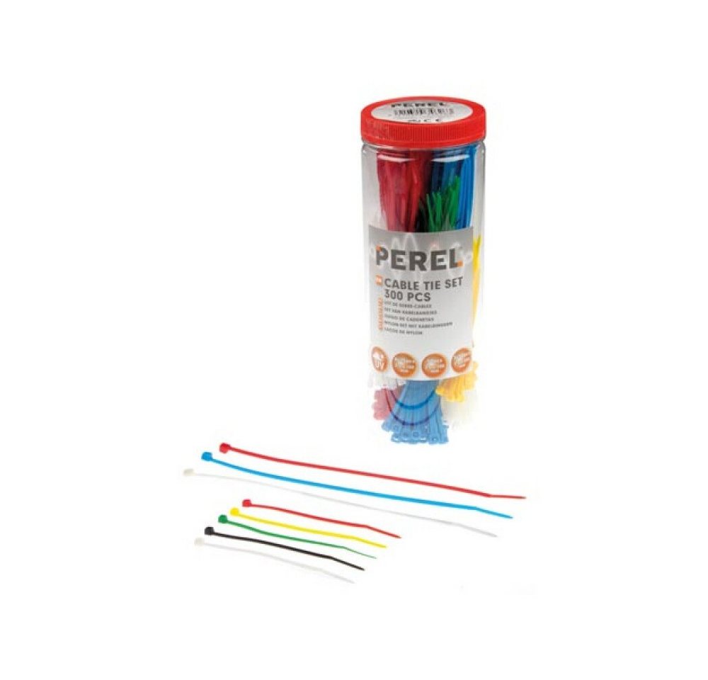 PEREL Kabelbinder NYLON-KABELBINDER-SET - VERSCHIEDENE FARBEN (300-tlg) (1-St) PEREL Kabelbinder NYLON-KABELBINDER-SET - VERSCHIEDENE FARBEN (300-tlg) (1-St) von PEREL