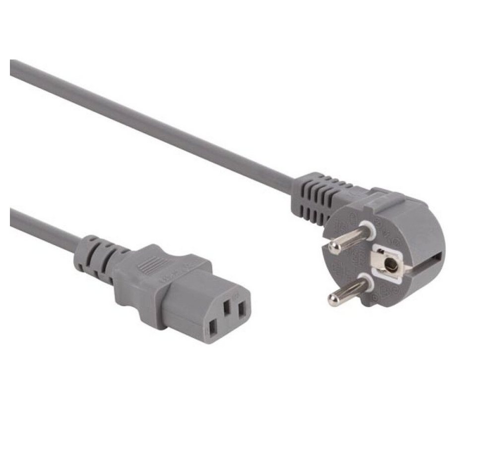 PEREL NETZKABEL - GRAU - CEE 7/7 90° + C13 - 3.0 m - 3G1.0 mm² Netzkabel PEREL NETZKABEL - GRAU - CEE 7/7 90° + C13 - 3.0 m - 3G1.0 mm² Netzkabel von PEREL