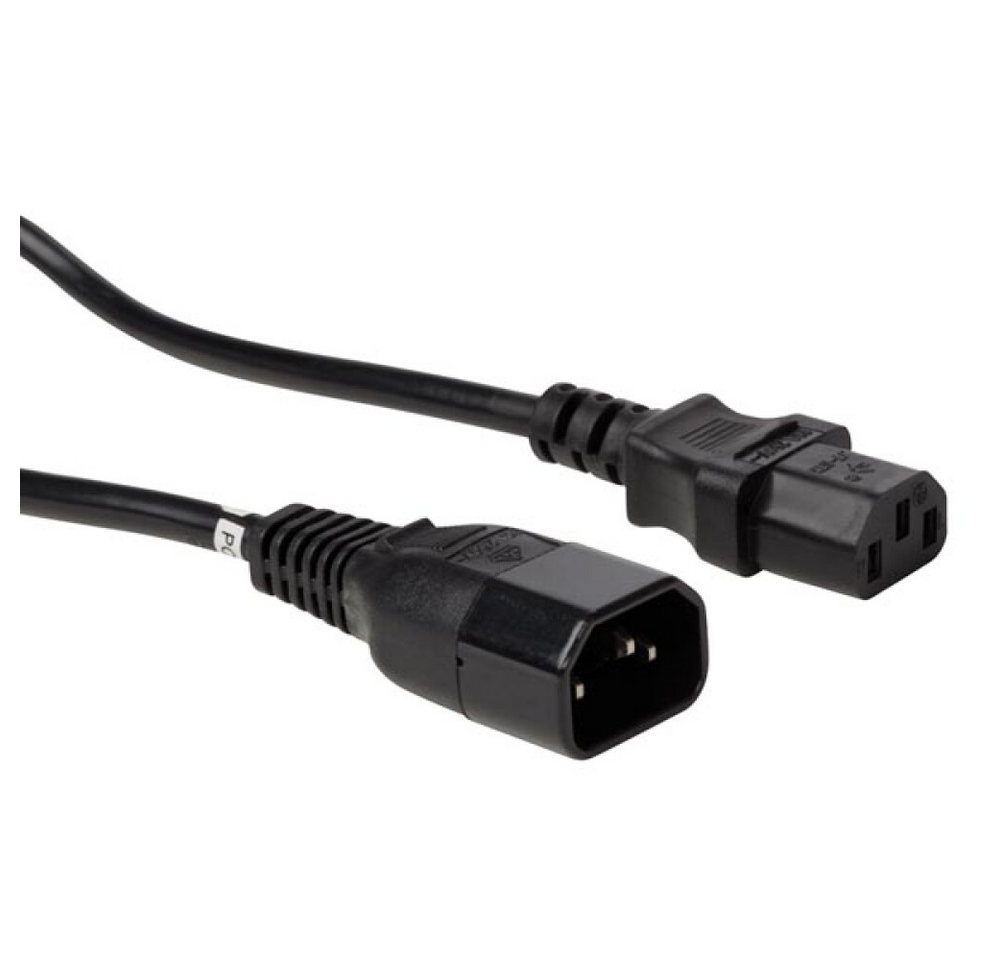 PEREL NETZKABEL - SCHWARZ - C14 + C13 - 1.8 m - H05VV-F 3G1.00 mm² Netzkabel PEREL NETZKABEL - SCHWARZ - C14 + C13 - 1.8 m - H05VV-F 3G1.00 mm² Netzkabel von PEREL