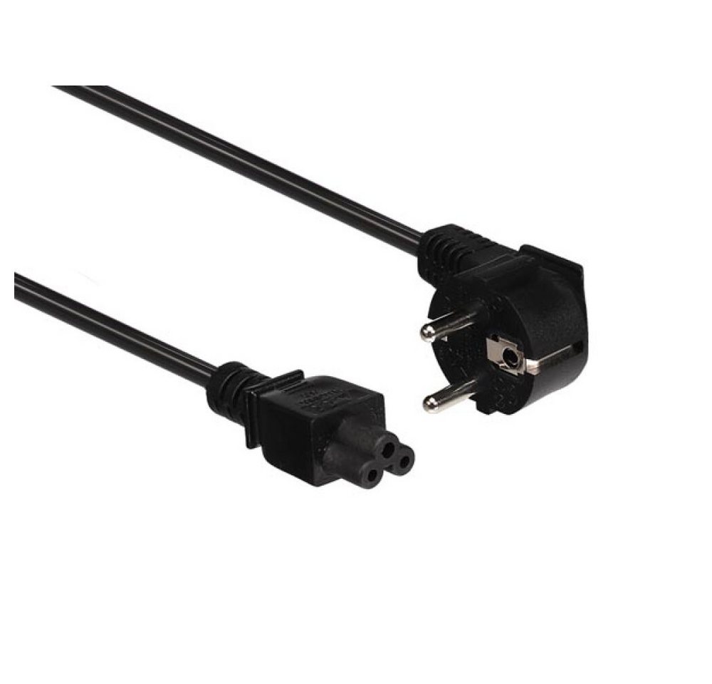 PEREL NETZKABEL - SCHWARZ - CEE 7/7 90° + C5 - 1.8 m - H05VV-F 3G0.75 mm² Netzkabel PEREL NETZKABEL - SCHWARZ - CEE 7/7 90° + C5 - 1.8 m - H05VV-F 3G0.75 mm² Netzkabel von PEREL