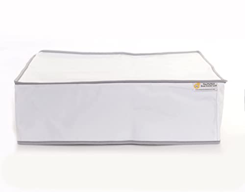 PERFECT DUST COVER, Weiße Nylon-Schutzhülle, kompatibel mit Canon ImagePROGRAF TC-20M MFP 61 cm (24 Zoll), kabelloser All-in-One-Drucker, antistatischer und wasserdichter Staubschutz von The LLC von PERFECT DUST COVER