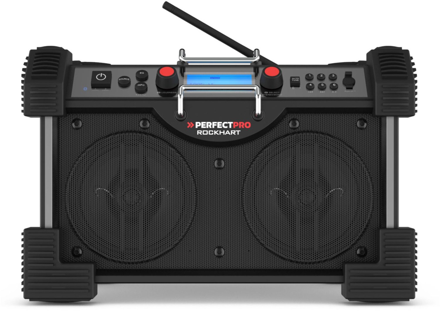 ROCKHART 18V Baustellenradio ROCKHART 18V Baustellenradio von PERFECTPRO