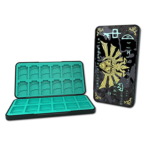 PERFECTSIGHT Niedliche Spielkartenhülle für Nintendo Switch/Switch Lite/OLED, 24 Spielhalter Patronenhülle für Spielkarten und 24 SD-Karten, Kawaii Tragbare kompakte Aufbewahrungsbox (Königreich, 24 Steckplätze) PERFECTSIGHT Niedliche Spielkartenhülle für Nintendo Switch/Switch Lite/OLED, 24 Spielhalter Patronenhülle für Spielkarten und 24 SD-Karten, Kawaii Tragbare kompakte Aufbewahrungsbox (Königreich, 24 Steckplätze) von PERFECTSIGHT