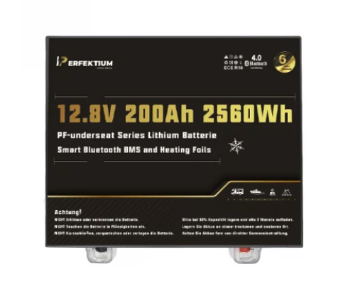 PERFEKTIUM Lithium Untersitzbatterie PF-12.8V-200Ah mit Bluetooth und Heizfolie von PERFEKTIUM