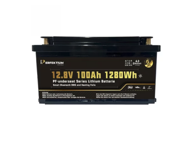 PERFEKTIUM Lithium Untersitzbatterie PF-12.8V-100Ah mit Bluetooth und Heizfolie von PERFEKTIUM