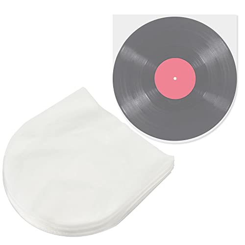 PERFETSELL 50 Stück Schallplattenhülle Semitransparent Lp Innenhüllen Antistatisch Vinyl Schallplatten Innenhüllen Single Schutzhüllen Plattenhüllen Hüllen für 12 inch Schallplatten von PERFETSELL