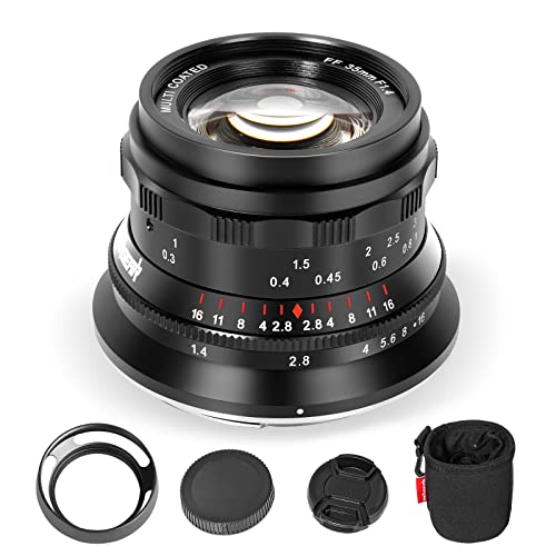 PERGEAR 35mm F1.4 Vollformat-Objektiv mit manueller Fokussierung, kompatibel mit spiegellosen Vollformat-Nikon-Kameras mit Z-Mount Z5, Z6, Z7, Z6II, Z7II, Z9 von PERGEAR