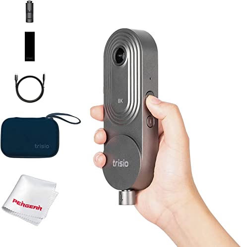PERGEAR Trisio Lite 2 VR-Kamera 8K Virtual Tour Camera NodeRotate 360° Kamera Panorama 32MP Smart HDR Rendering Algorithmus Eingebauter 8G Speicher 200 Min. Akkulaufzeit PERGEAR Trisio Lite 2 VR-Kamera 8K Virtual Tour Camera NodeRotate 360° Kamera Panorama 32MP Smart HDR Rendering Algorithmus Eingebauter 8G Speicher 200 Min. Akkulaufzeit von PERGEAR