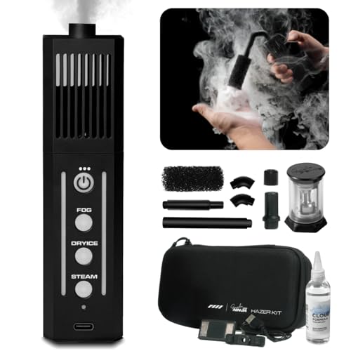 SmokeNINJA Pro Nebelmaschine Mini Rauchmaschine, Handheld Tragbare Nebelmaschine mit Kabelloser Funkfernbedienung, Unschädlich Nebel, für Fotografie, Bühneneffekte Outdoor-Veranstaltungen und Partys SmokeNINJA Pro Nebelmaschine Mini Rauchmaschine, Handheld Tragbare Nebelmaschine mit Kabelloser Funkfernbedienung, Unschädlich Nebel, für Fotografie, Bühneneffekte Outdoor-Veranstaltungen und Partys von PERGEAR