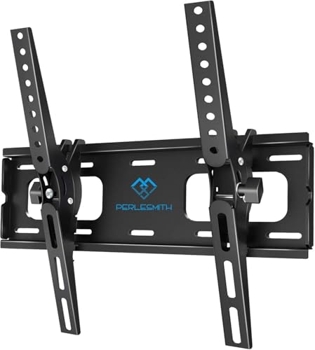 PERLESMITH TV Wandhalterung mit Werkzeugfreier Neigung, Wandhalterung Fernseher Neigbar für 26-65 Zoll Flach&Curved Fernseher oder Monitor bis zu 60kg, max.VESA 400x400mm PERLESMITH TV Wandhalterung mit Werkzeugfreier Neigung, Wandhalterung Fernseher Neigbar für 26-65 Zoll Flach&Curved Fernseher oder Monitor bis zu 60kg, max.VESA 400x400mm von PERLESMITH