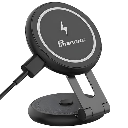 PETERONG Kabelloses Handyhalterung Auto Ladegerät Kompatibel mit MagSafe Ladegerät für Tesla Model 3 Magnet Auto Handyhalter Faltbar Unsichtbar KFZ Handy Halterung 360° Drehung für iPhone 16/15/14/13 PETERONG Kabelloses Handyhalterung Auto Ladegerät Kompatibel mit MagSafe Ladegerät für Tesla Model 3 Magnet Auto Handyhalter Faltbar Unsichtbar KFZ Handy Halterung 360° Drehung für iPhone 16/15/14/13 von PETERONG