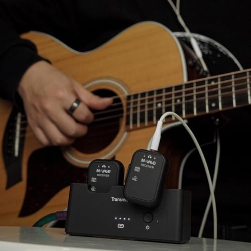 PETSTIBLE Kabellose Kopfhörer, Audio-Sender, Empfänger, Überwachungssystem mit Dual-Empfängern, 24 Bit/48 kHz, digitale Übertragung, 30 m Reichweite PETSTIBLE Kabellose Kopfhörer, Audio-Sender, Empfänger, Überwachungssystem mit Dual-Empfängern, 24 Bit/48 kHz, digitale Übertragung, 30 m Reichweite von PETSTIBLE