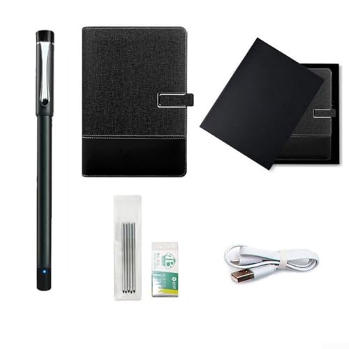 PETSTIBLE Smart-Schreibset, intelligentes Schreib-Notizbuch mit Cloud-Stift – Echtzeit-Synchronisation, Textkonvertierung, kompatibel mit Text, Schwarz PETSTIBLE Smart-Schreibset, intelligentes Schreib-Notizbuch mit Cloud-Stift – Echtzeit-Synchronisation, Textkonvertierung, kompatibel mit Text, Schwarz von PETSTIBLE