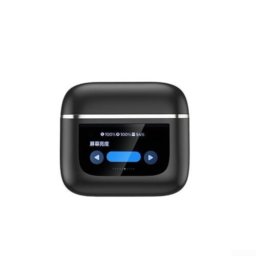 PETSTIBLE V8 ANC Bluetooth Kopfhörer mit Smart Control Case und Typ C Aufladen (Schwarz) von PETSTIBLE
