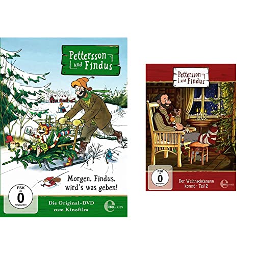 Morgen, Findus, wird's was geben - Die Original-DVD zum 3. Kinofilm & Pettersson & Findus - Der Weihnachtsmann kommt, Teil 2 von 2 - Die DVD zur TV-Serie, Folge 8 von PETTERSSON UND FINDUS