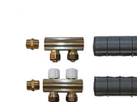 verlängerung für Fußbodenheizung - 3/4, 2 Kreise mit Isolierung. Für Basismodul und Schachtlösung von PETTINAROLI
